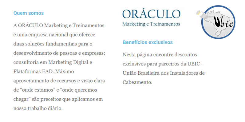 Cursos online ao vivo em Novembro.