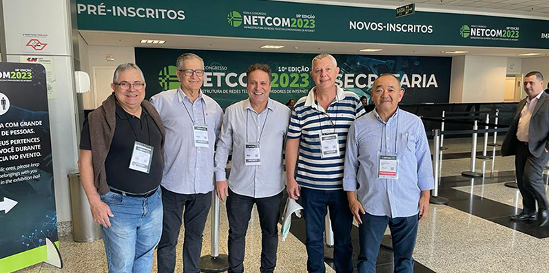 A Diretoria da UBIC, esteve participando da 10ª edição da NETCOM 2023.
