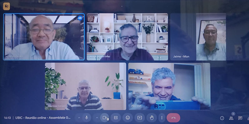 Reunião online de diretrizes para Nova diretoria biênio 2025/2026. Próxima reunião dia 11/12/2024 as 9:00 h - Contamos com a participação de todos.