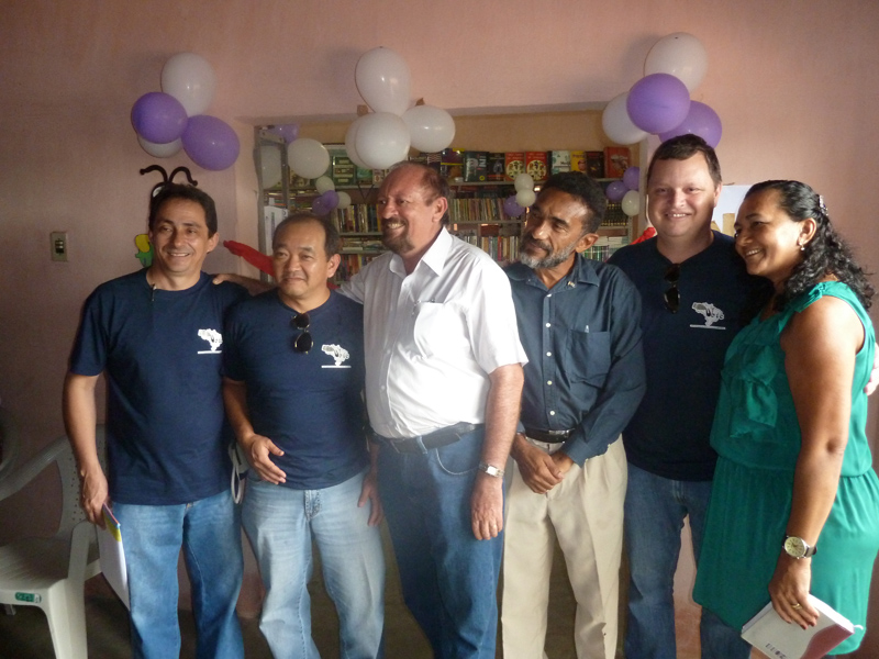 Entrega de Cisternas e Biblioteca Solidaria - Comunidade de Targinos/Canindé/CE