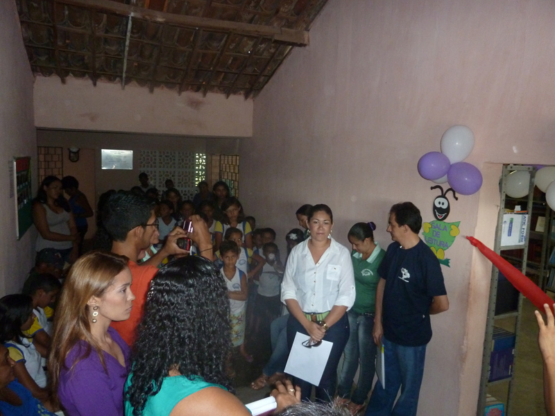 Entrega de Cisternas e Biblioteca Solidaria - Comunidade de Targinos/Canindé/CE