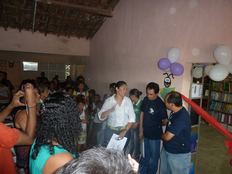 Entrega de Cisternas e Biblioteca Solidaria - Comunidade de Targinos/Canindé/CE