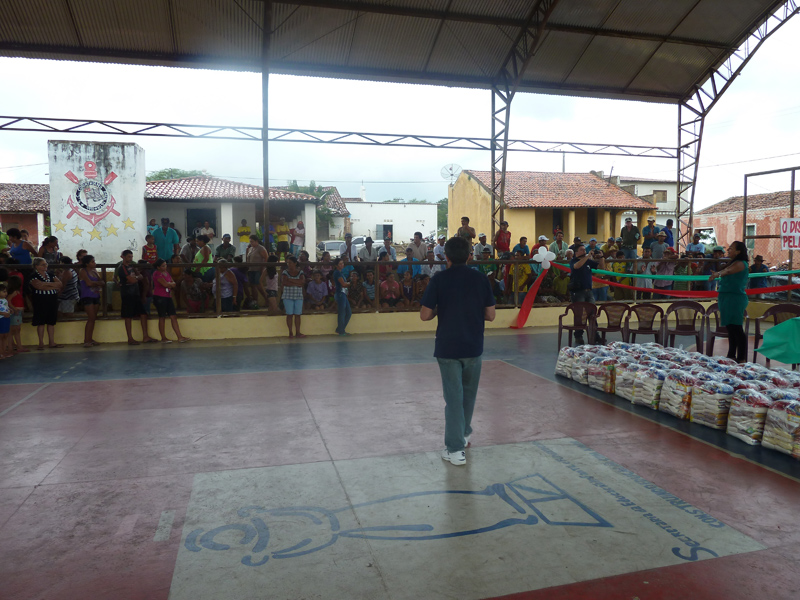 Entrega de Cisternas e Biblioteca Solidaria - Comunidade de Targinos/Canindé/CE