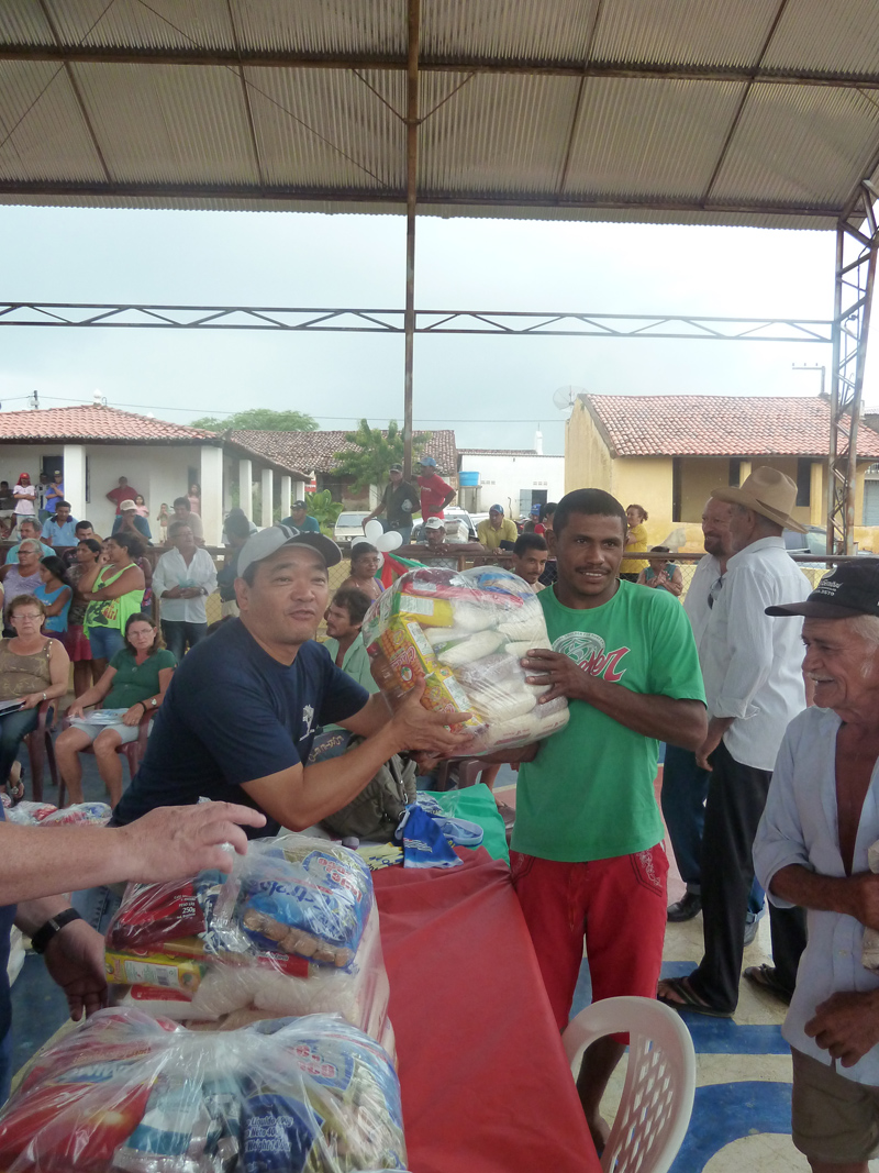 Entrega de Cisternas e Biblioteca Solidaria - Comunidade de Targinos/Canindé/CE