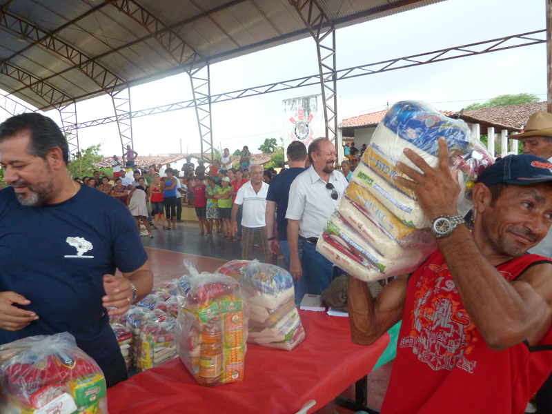 Entrega de Cisternas e Biblioteca Solidaria - Comunidade de Targinos/Canindé/CE